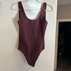 Aritzia Scoop Neck Bodysuit